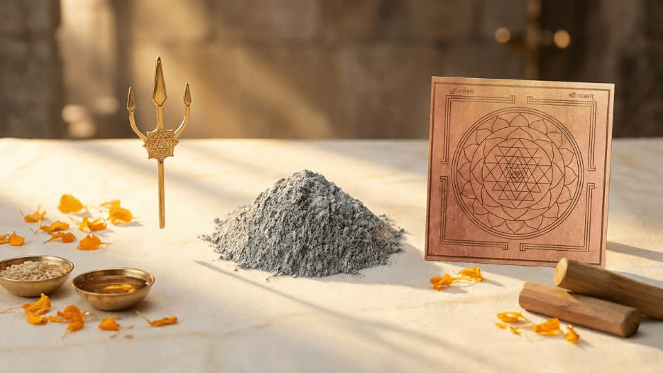 Maha Raksha-Samriddhi Bundle — Kawach + Shree Yantra + Mahayagya Bhabhuti | 1008 Brahmin Sidh