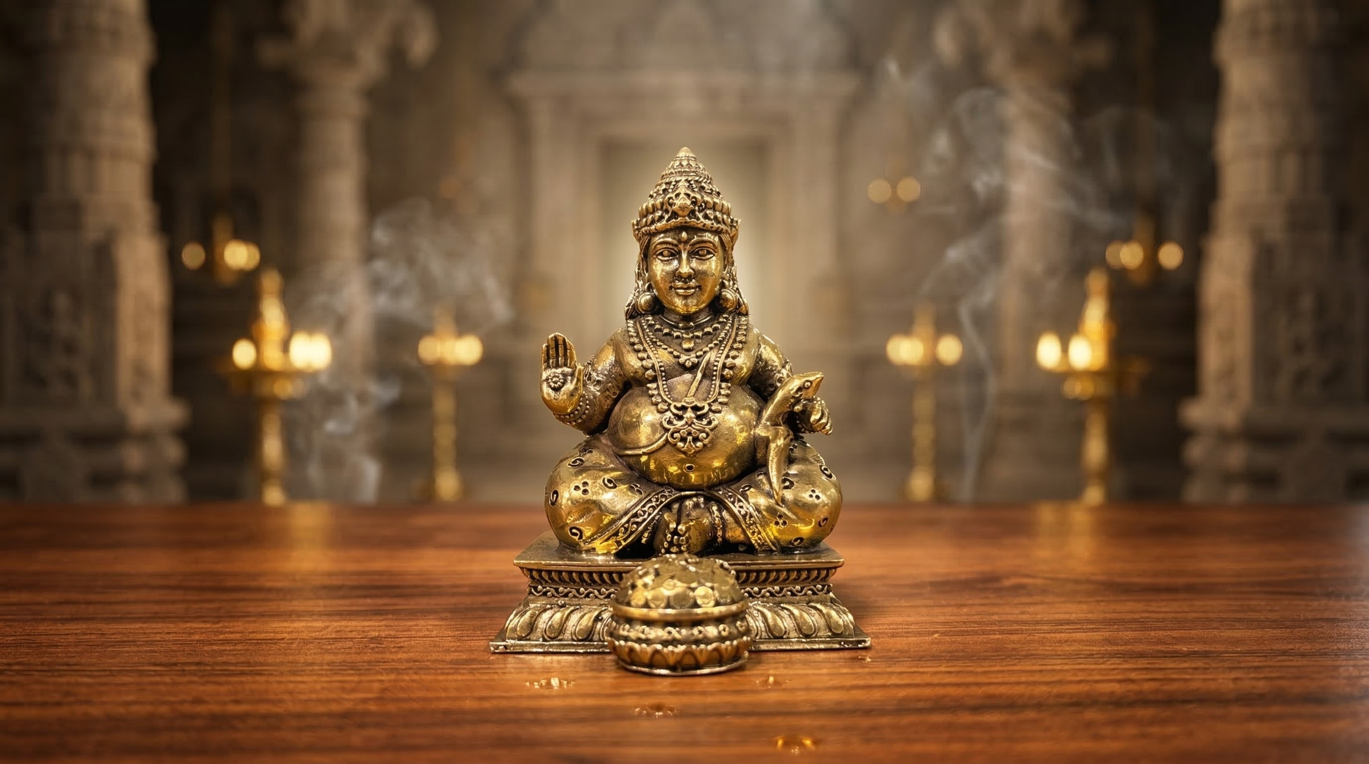 Brass Superfine Dhan Kuber ji